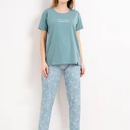 L&M Leisure and Moods Printed Cotton Night Suit-image-47