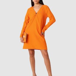 Freehand by The Indian Garage Co Women Self Design A-Line Dress-picture-19
