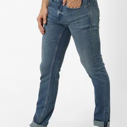 Celio Men Blue Slim Fit Mid-Rise Clean Look Stretchable Jeans image 2