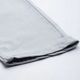 The Indian Garage Co Men Ice Blue Slim Fit Low Distress Light Fade Stretchable Jeans image 4