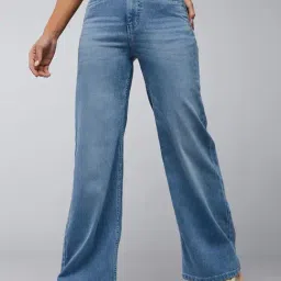 Dolce Crudo Blue Denim Solid Jeans-image-13