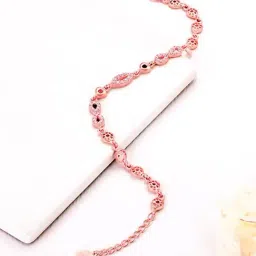 GIVA 925 Sterling Silver Rose Gold Enchanted Evil Eye Bracelet Adjustable For Women-picture-32