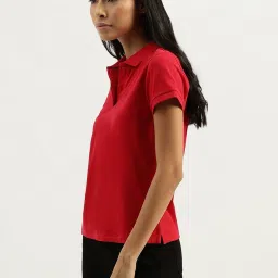 United Colors of Benetton Red Regular Fit T-Shirt image 3