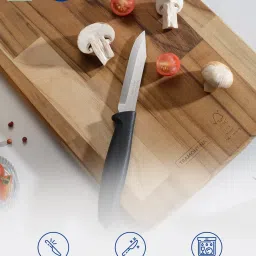 Tramontina Black Stainless Steel Blade, Polypropylene Handle Vegetable and Fruit Knife image 3