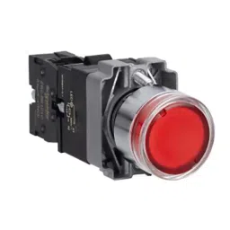 Sibass Electric LED Luminous Push Button Diameter 22.5 mm Metal Body Without Contact Element with CE Mark, SE-XB2-BW (Pack of 300)-picture-18