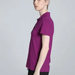 Puma Pink Cotton Plain Sports T-Shirt image 3