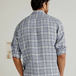 Andamen Casual Men Checked Slim Fit Casual Shirt image 4