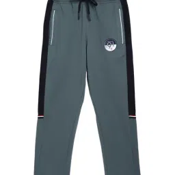 Octave Kids Fern Cotton Color Block Pattern Trackpants-image-9