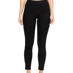 MADAME Black Cotton Mid Rise Jeans-image-90