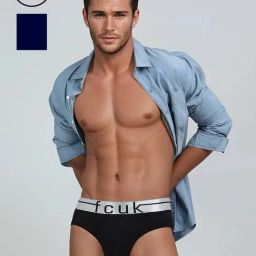 FCUK Multi-Color Polyamide Solid Briefs Pack of 2-picture-35