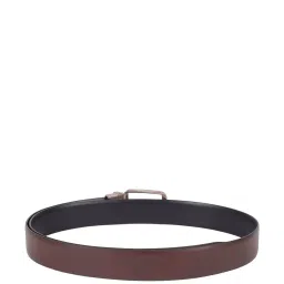 Van Heusen Brown & Black Leather Reversible Belt For Men image 3