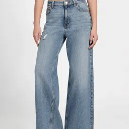 Guess Blu Magic Flared Fit Denim Jeans image 3