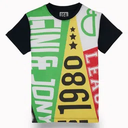 Gini and Jony Boys Typography Printed Round Neck Cotton T-shirt-picture-16