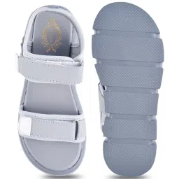Shoetopia Kids Grey Floater Sandals image 3
