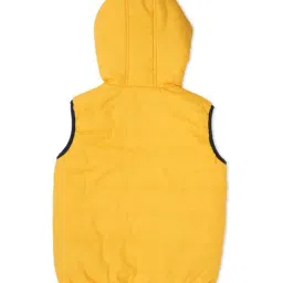 Pepe Jeans Kids Yellow & Navy Printed Jacket image 2