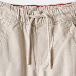 R&B Boys Light Beige Cotton Pants image 4