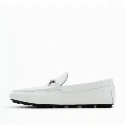 Aldo Men's White Casual Loafers image 3