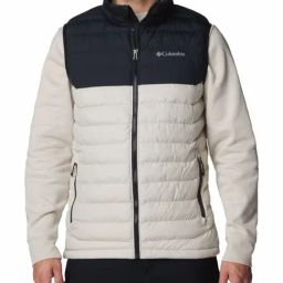Columbia White Slim Fit Quilted Jacket-picture-14