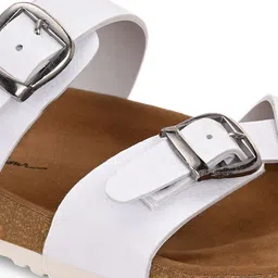 Mast & Harbour Women One Toe Flats with Buckles image 5