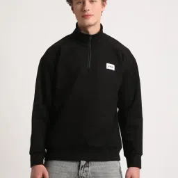 The Bear House Black Cotton Regular Fit Sweatshirt-picture-28