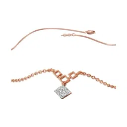 Joyalukkas 18k (750) Purity Rose Gold Sparkling Diamond Pendent image 2