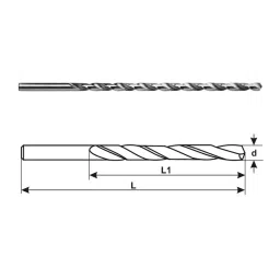 Indian Tools 31.25 mm Size HSS Twist Drill Parallel Shank Long Series M35 Grade image 2