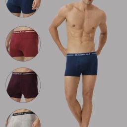 Ramraj Multicolor Solid Trunk (Pack of 4)-picture-36