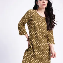 Anouk Rustic Floral Printed Straight Kurta-picture-25