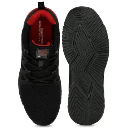 Campus Men's Black Running Shoes image 3