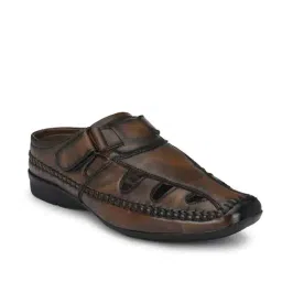 Eego Italy Men's Brown Mule Shoes-image-77