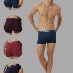 Ramraj Multicolor Solid Trunk (Pack of 4)-picture-31