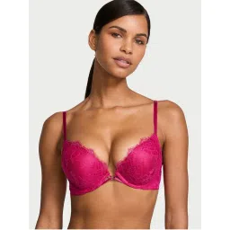 victoria's secret intimates Victoria's Secret Very Sexy Bombshell Add-2-Cups Rose Lace Push-Up Bra Pink-picture-31