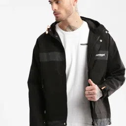 showoffff Showoff Black Slim Fit Hooded Jacket-picture-39