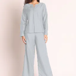 EROTISSCH Round Neck Shirt & TrousersCo-Ords-image-92