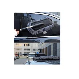 Winberg Large Black/Blue Multipurpose Duster, Duster+Gloves (Pack of 2) image 2