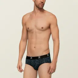 XYXX Black Printed Briefs (Pack of 2) image 5