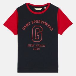 GANT Boys Typography Printed Pure Cotton T-shirt-picture-13