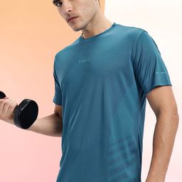 HRX by Hrithik Roshan Geometric Printed Rapid-Dry Training T-shirt-picture-47