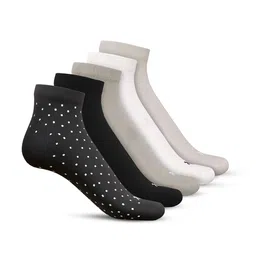 TalkingSox Unisex Pack Of 5 Moisture Wicking Bamboo Ankle Length Socks-picture-32