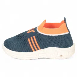 Lil Lollipop Placement Striped Slip On Musical Shoes - Blue image 3