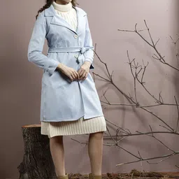 Athena Single Breasted Trench Coat With Belt image 3