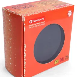 Superware Melamine Tea Coaster Set with stand  -Black( Set of 8 ) image 5