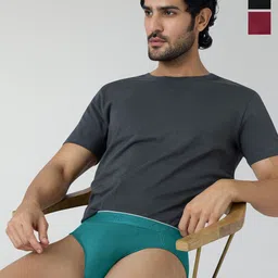 XYXX Men Pack Of 3 Cotton Basic Briefs XYBRF3PCKN875-image-26