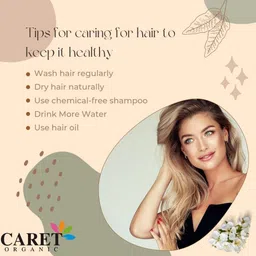 CARET ORGANIC Conditioning Aloevera & Neem Anti-Dandruff Hair Shampoo - 100 ml image 4