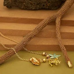 Beenth & Doneth Gold-Plated Stainless Steel Necklace image 1