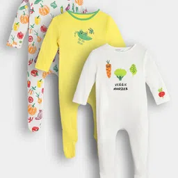 Somersault Boys Pack of 3 Printed Sleepsuit-picture-36