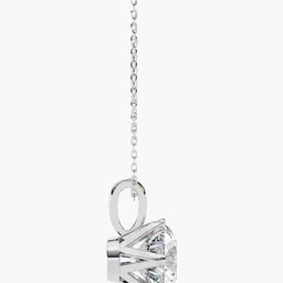 VALANOVA BIS Hallmark 14K White Gold Diamond Studded Pendant 0.68g image 2