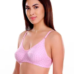Samvar Pink Cotton Non-Wired Non Padded Minimizer Bra image 3