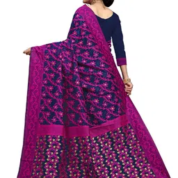 jayant creation Multicoloured Silk Cotton Jamdani Sarees image 4