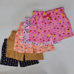 Little funky Kids Pack Of 5 Conversational Printed Shorts-picture-56